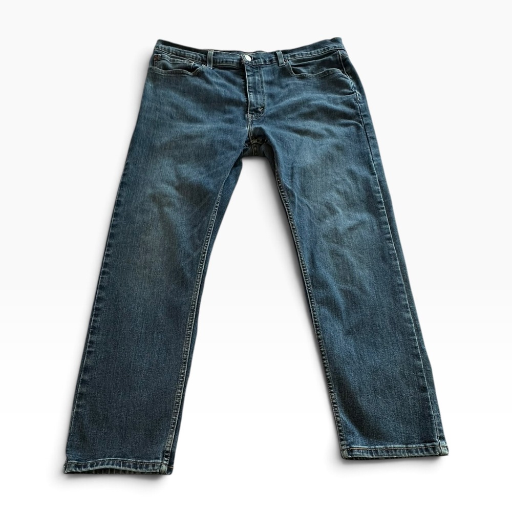 Levi Strauss & Co 502 Straight Leg Jeans Mens T36x30 A36x28 Blue Denim 5-Pocket